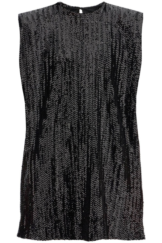 Golden Goose sequin mini dress.