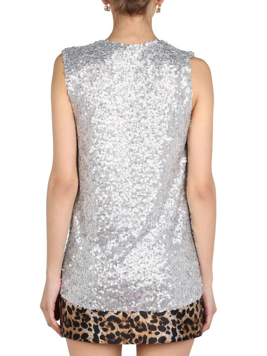 Dolce & Gabbana SEQUIN TOP