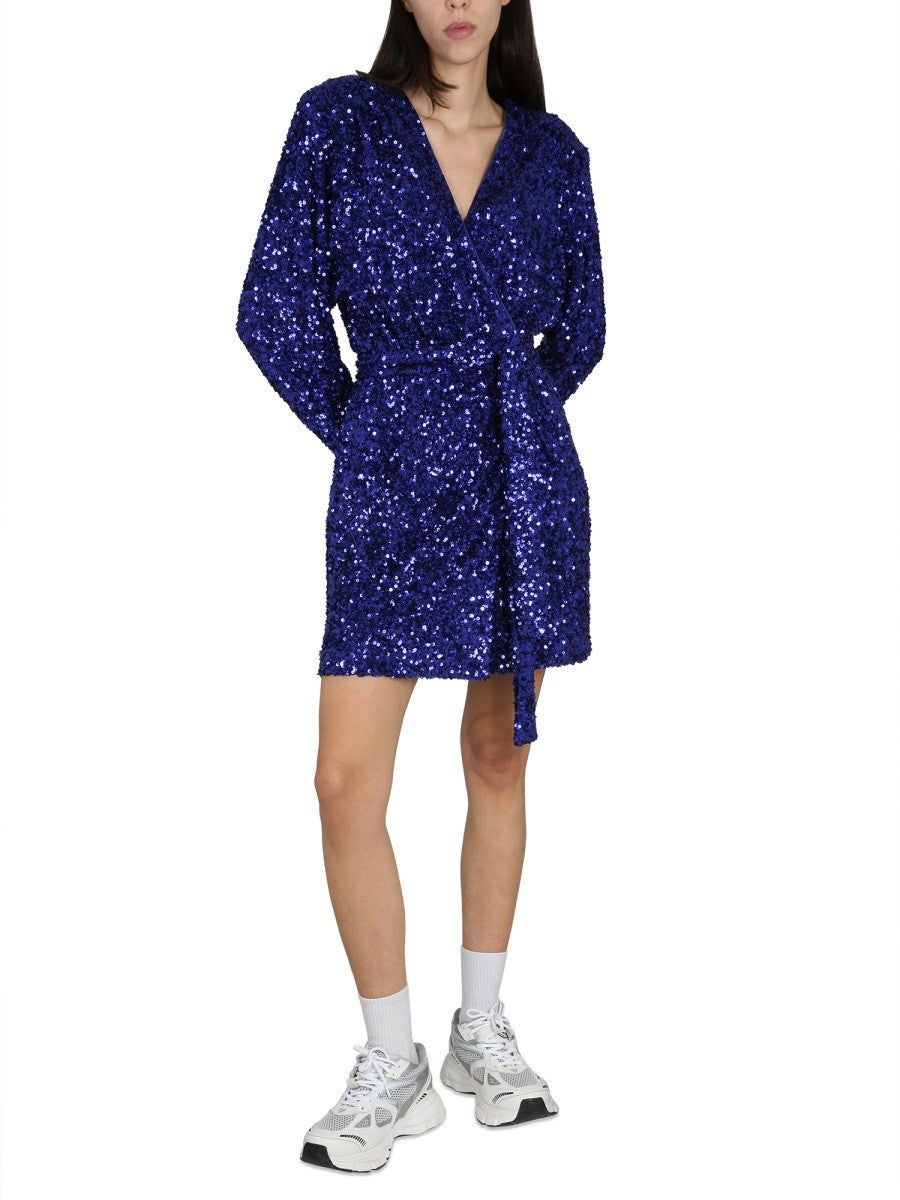 ROTATE BIRGER CHRISTENSEN SEQUINED DRESS