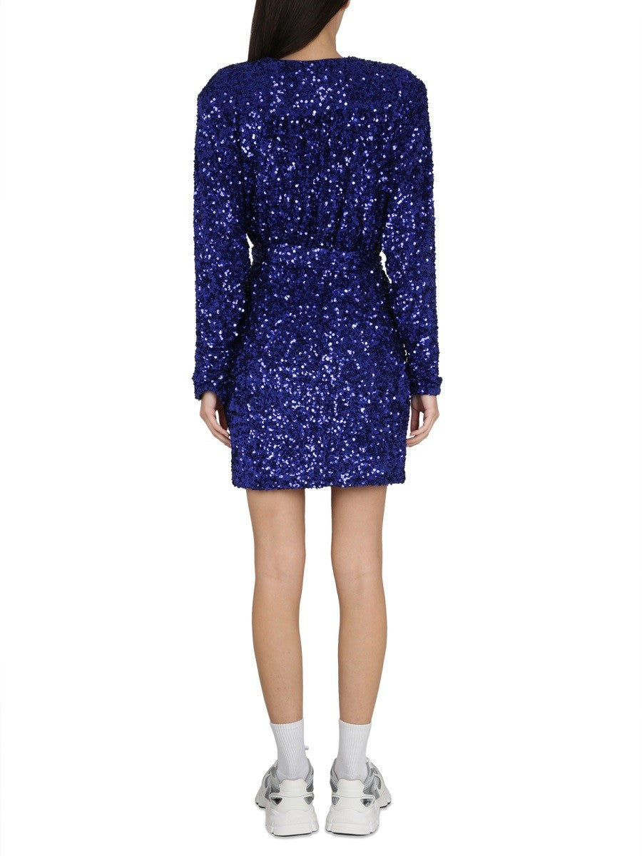 ROTATE BIRGER CHRISTENSEN SEQUINED DRESS