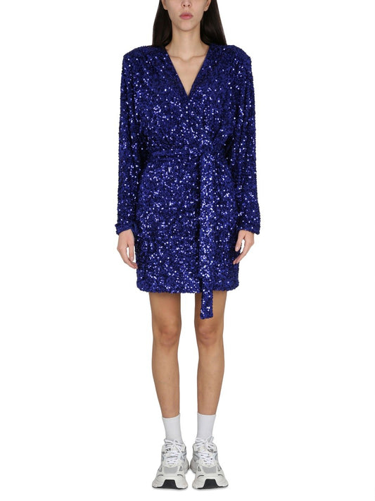 ROTATE BIRGER CHRISTENSEN SEQUINED DRESS