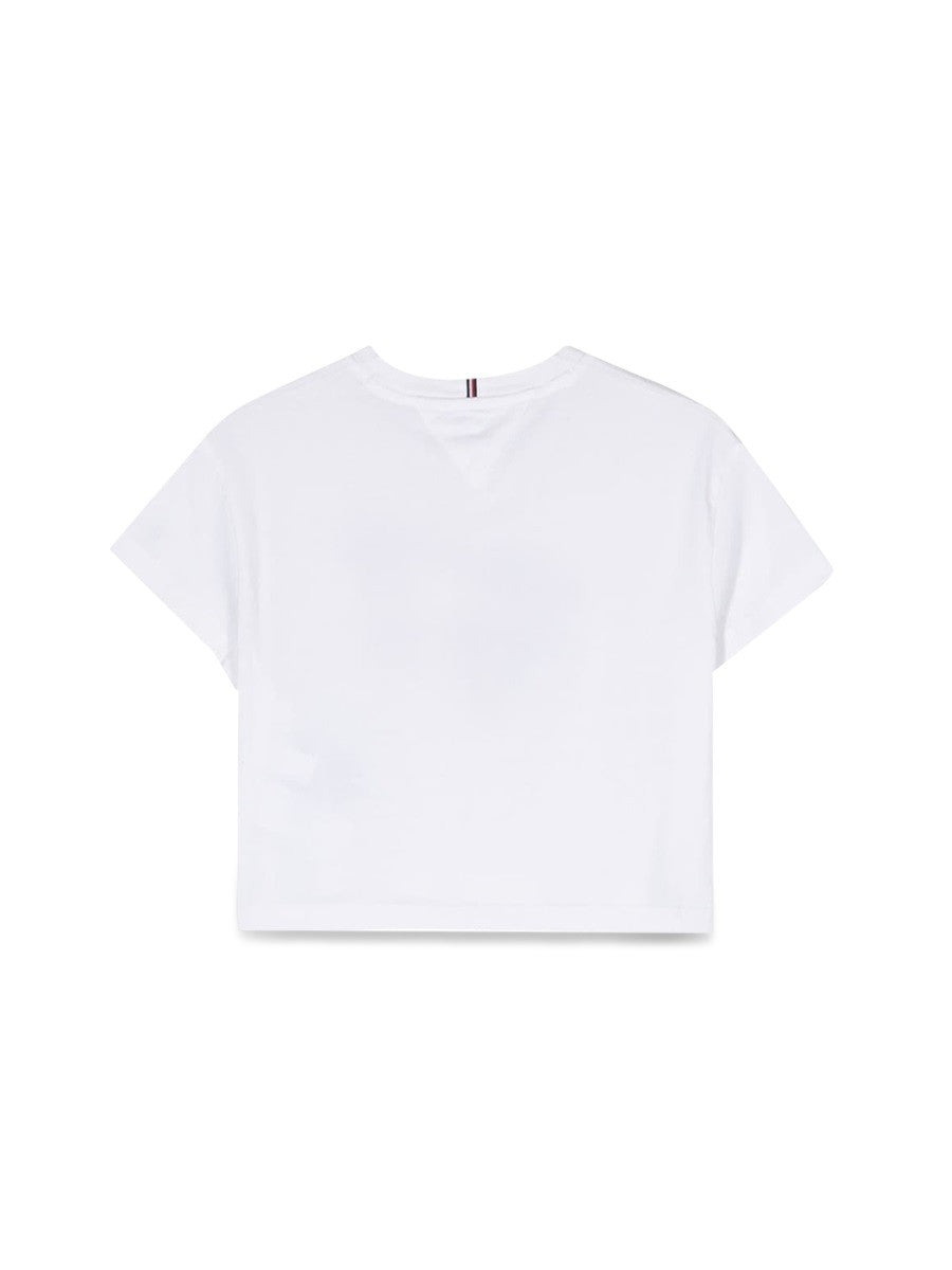 Tommy Hilfiger sequins logo t-shirt