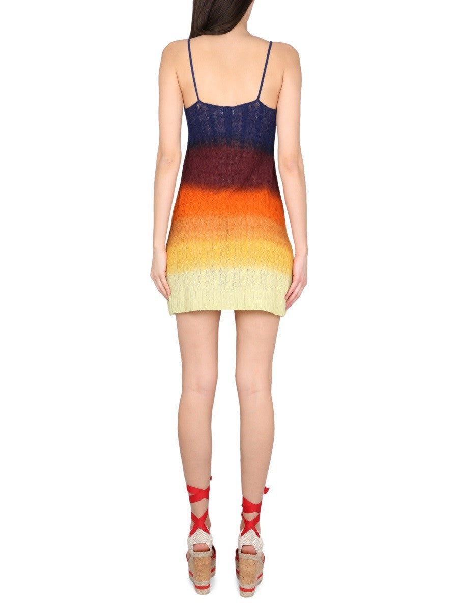 Etro SHADED WOOL MINI DRESS