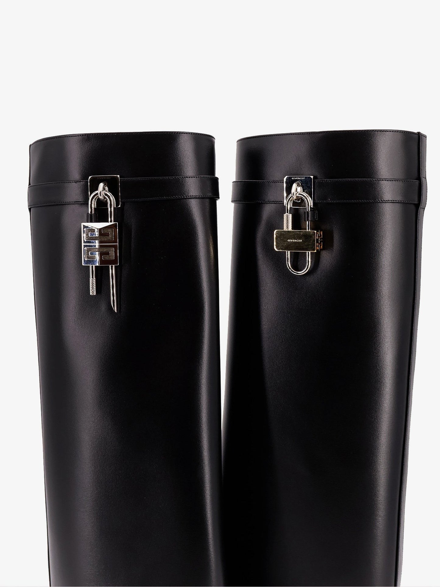 Givenchy Shark Lock leather boots