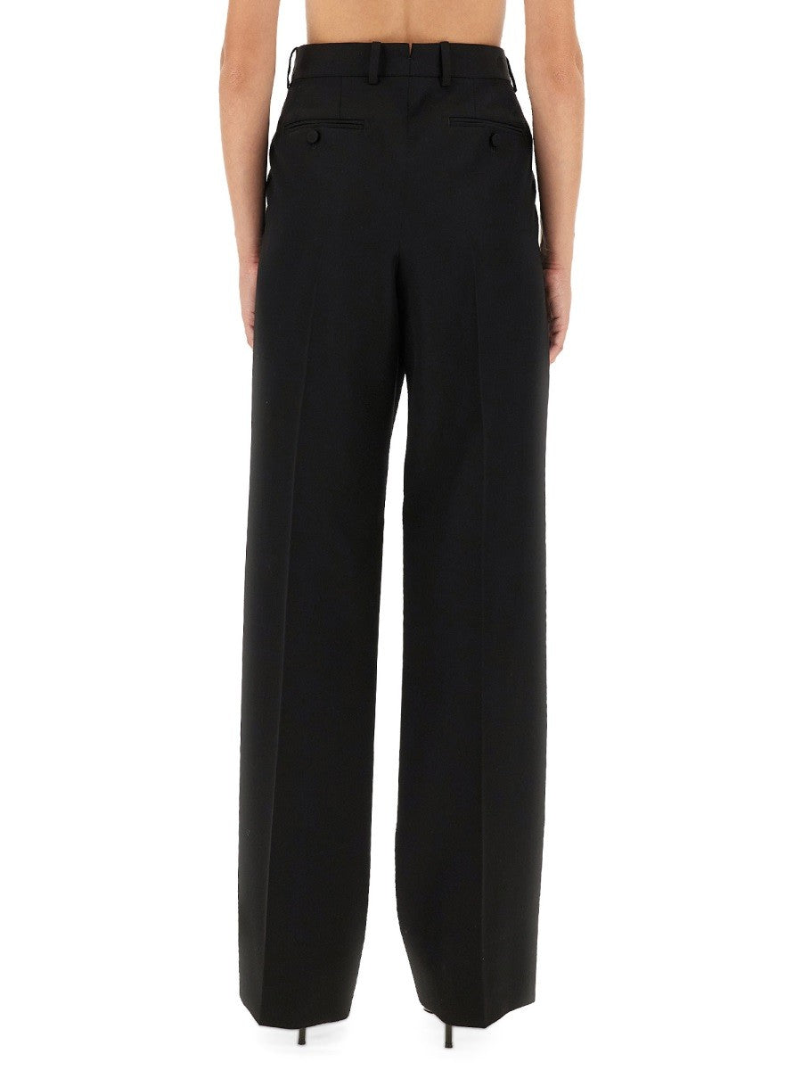 TOM FORD SHARP WOOL PANTS WITH PLEATS