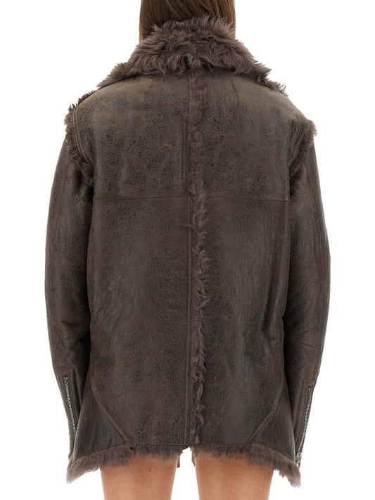 RICK OWENS SHEEPSKIN JACKET "EXPLODER JKT"