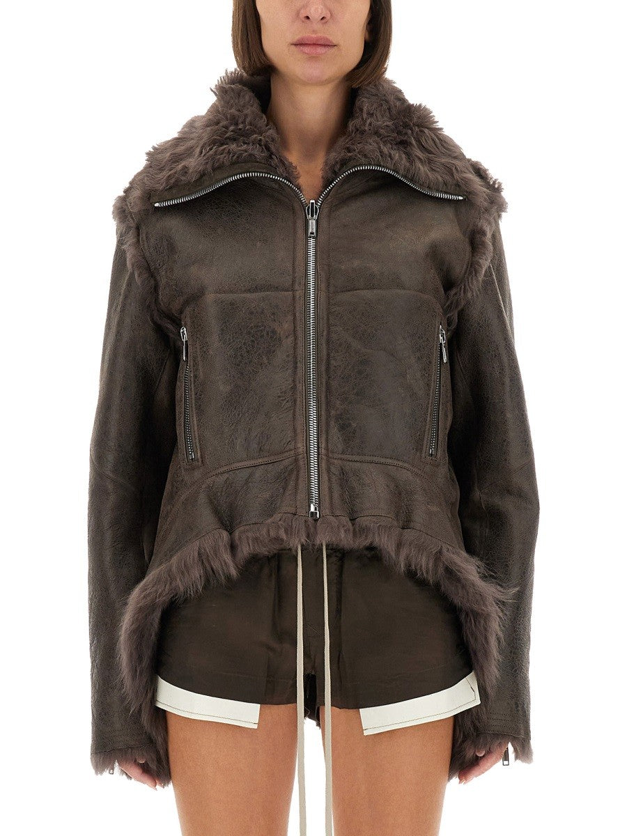 RICK OWENS SHEEPSKIN JACKET "EXPLODER JKT"
