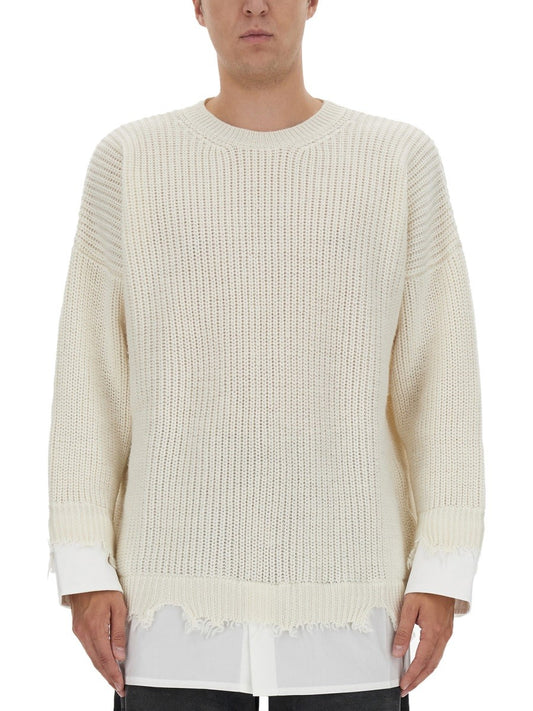 MM6 MAISON MARGIELA SHIRT BOTTOM SWEATER