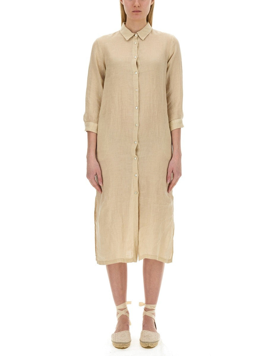 120% LINO SHIRT DRESS