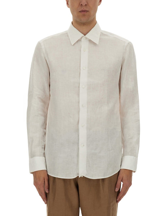 BOSS CAMEL SHIRT "L-HAYS-KENTW-C-252"