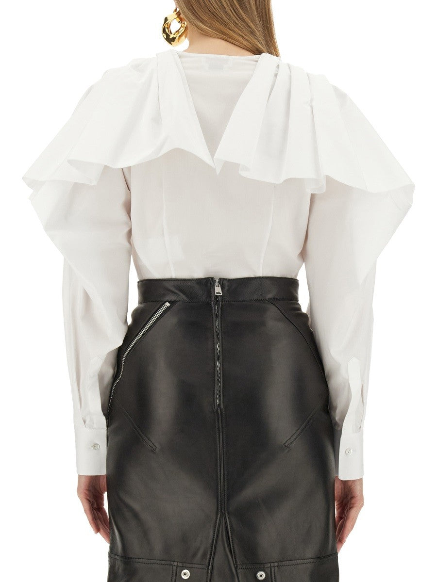 Alexander Mcqueen SHIRT WITH DRAPE