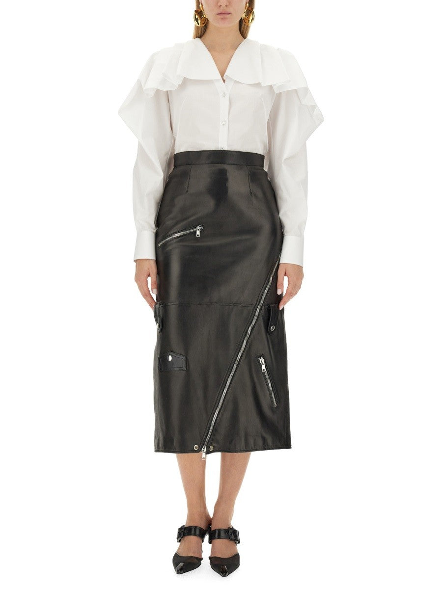 Alexander Mcqueen SHIRT WITH DRAPE