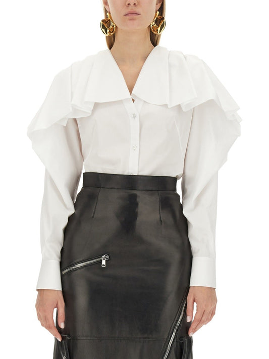 Alexander Mcqueen SHIRT WITH DRAPE