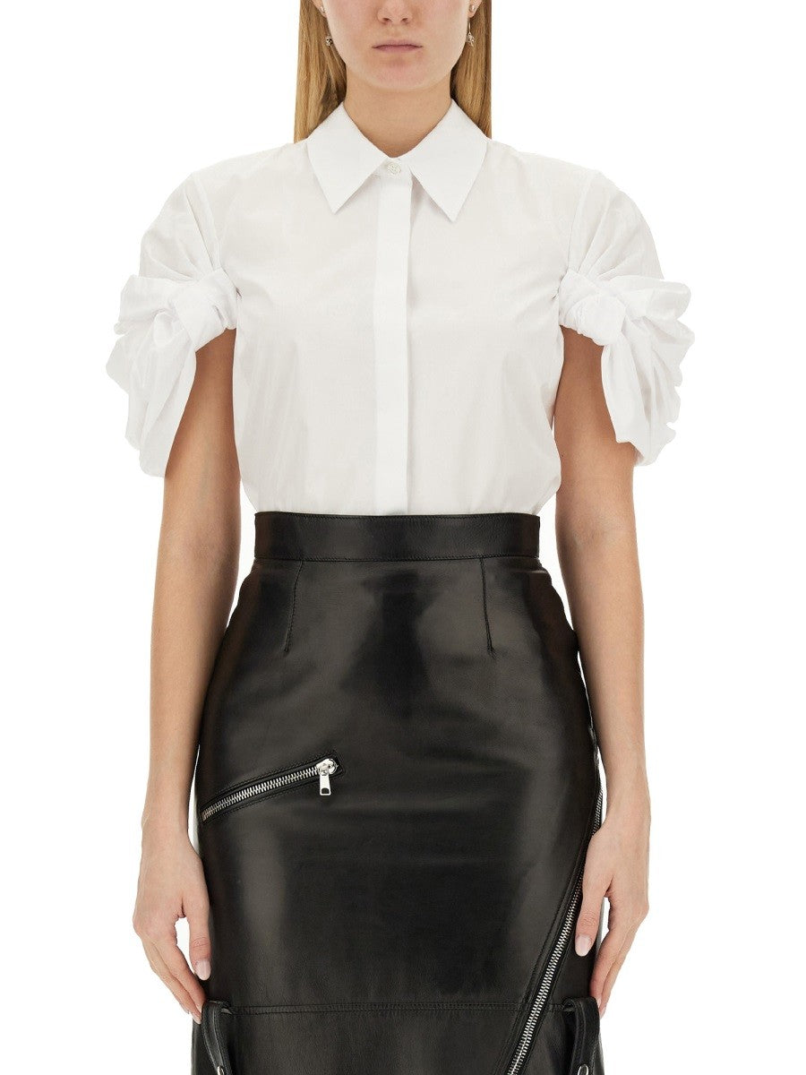 Alexander Mcqueen SHIRT WITH KNOT SLEEVE