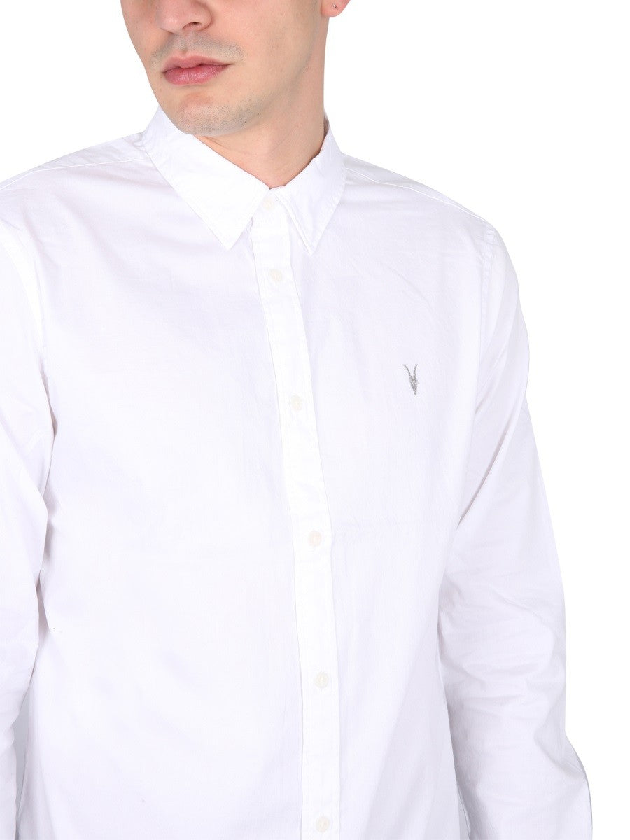 ALLSAINTS SHIRT WITH LOGO EMBROIDERY