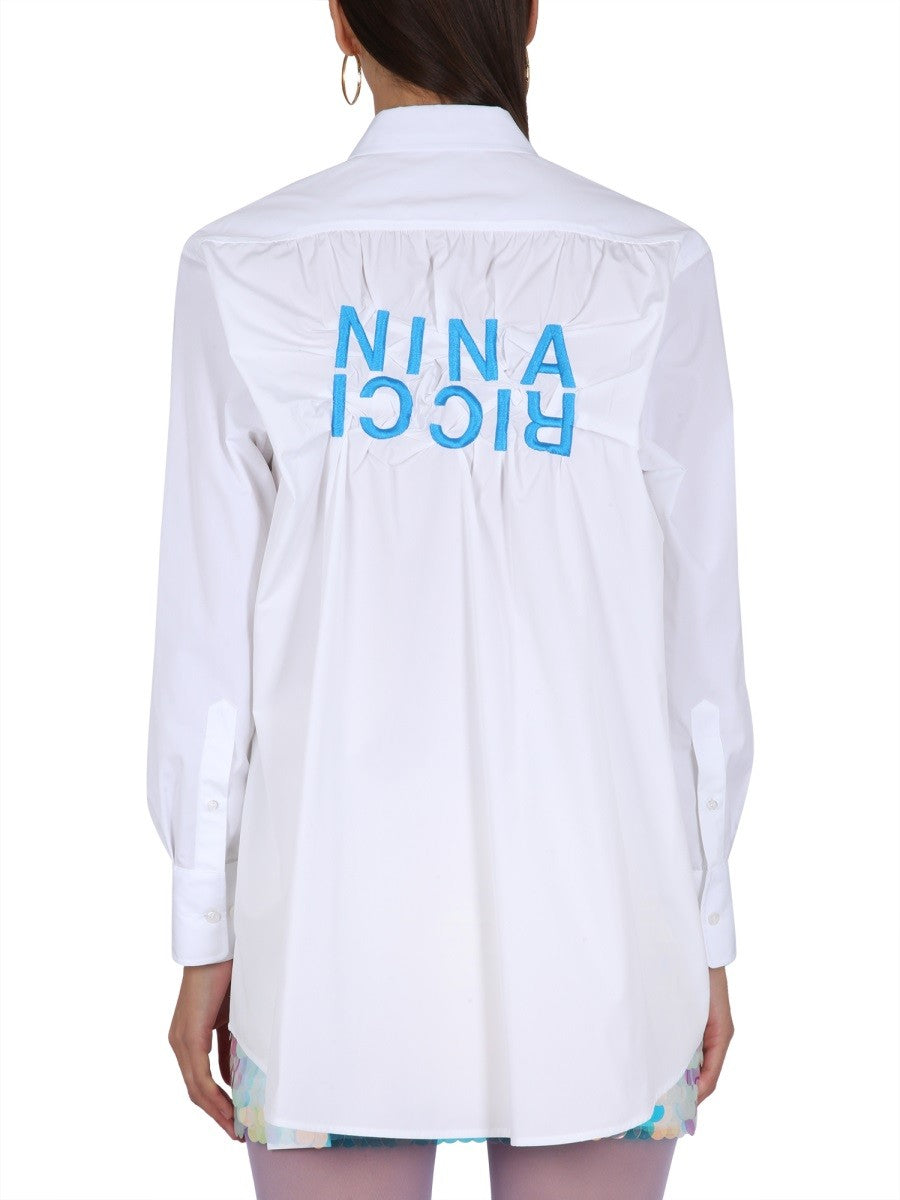 NINA RICCI SHIRT WITH LOGO