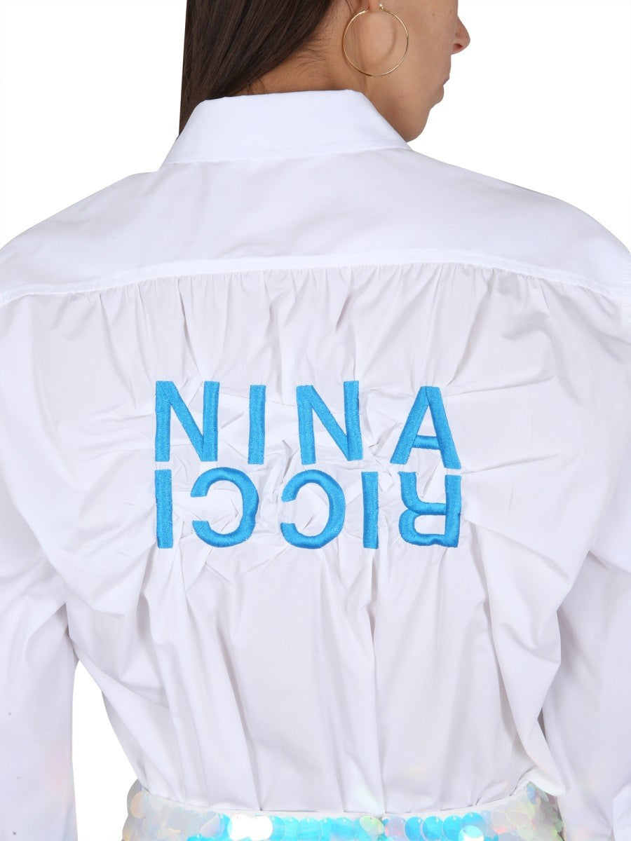 NINA RICCI SHIRT WITH LOGO