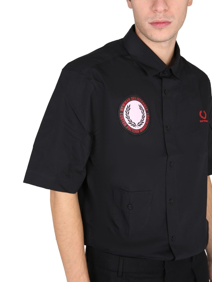 FRED PERRY X RAF SIMONS SHIRT WITH PATCH