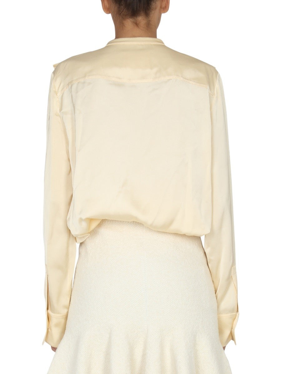 JIL SANDER SHIRT WITH RUFFLES