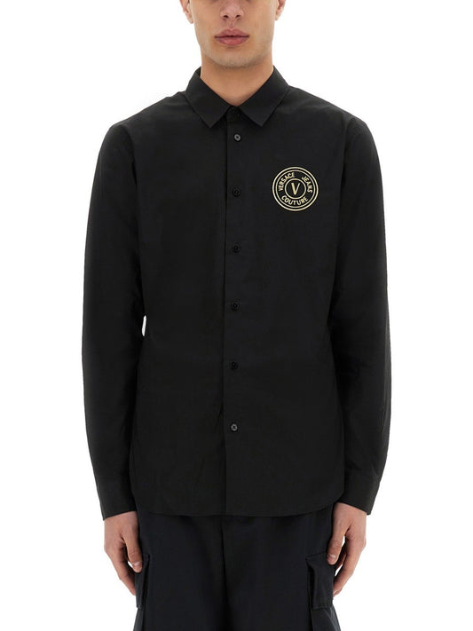 Versace Jeans Couture SHIRT WITH V-EMBLEM