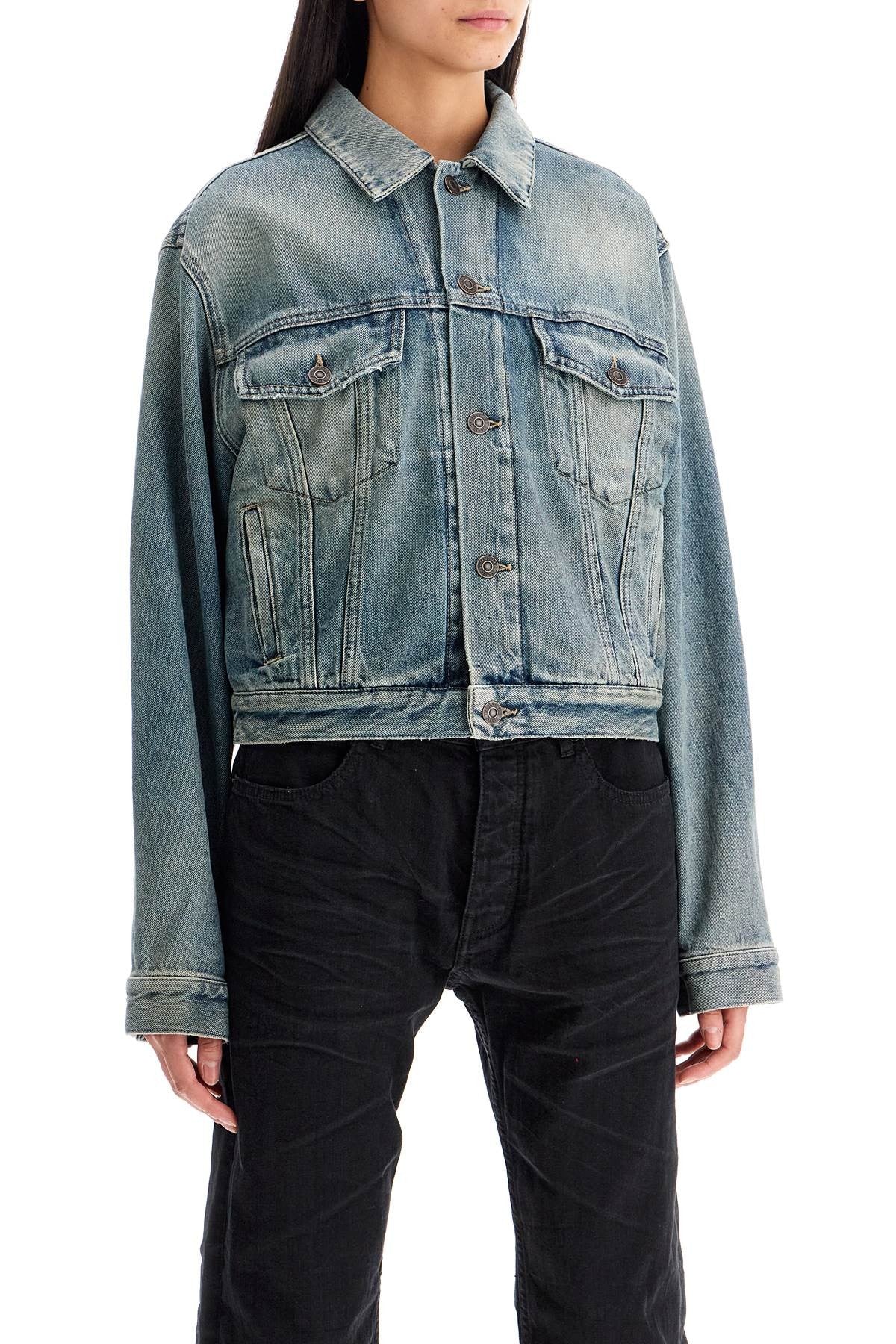 Balenciaga short denim jacket from bb motel