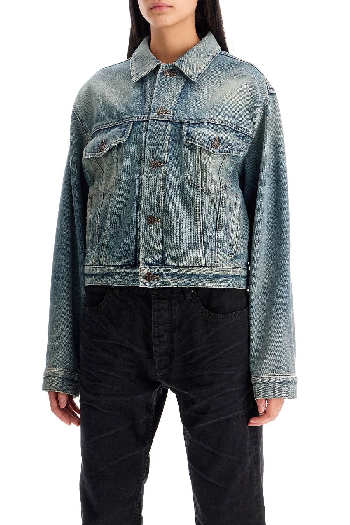 Balenciaga short denim jacket from bb motel