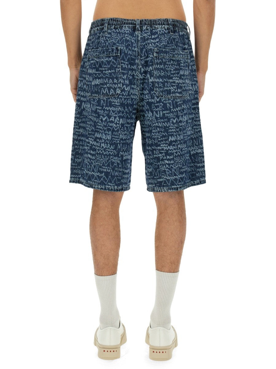 Marni SHORT IN DENIM