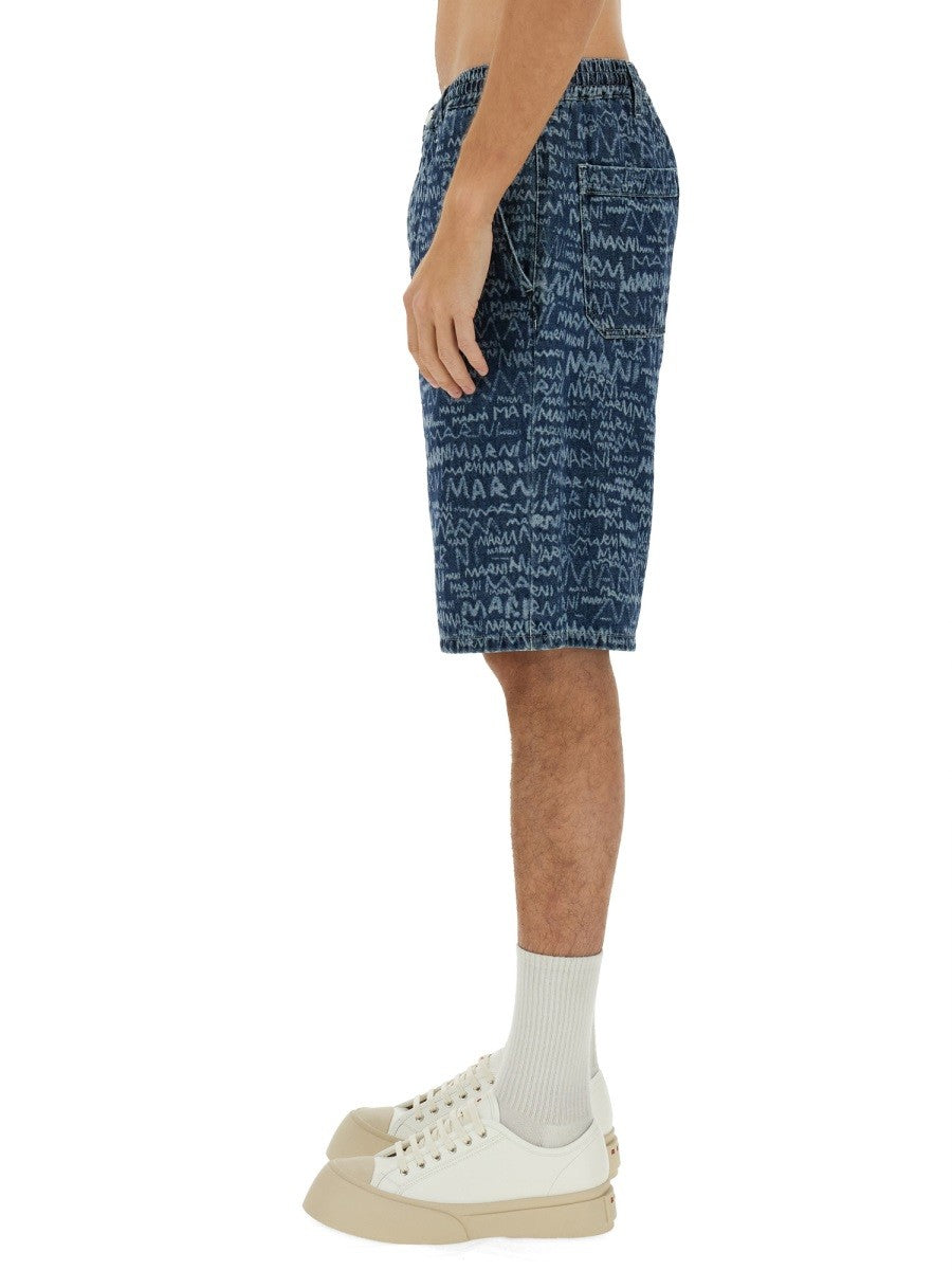 Marni SHORT IN DENIM
