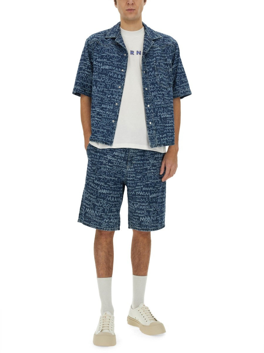 Marni SHORT IN DENIM