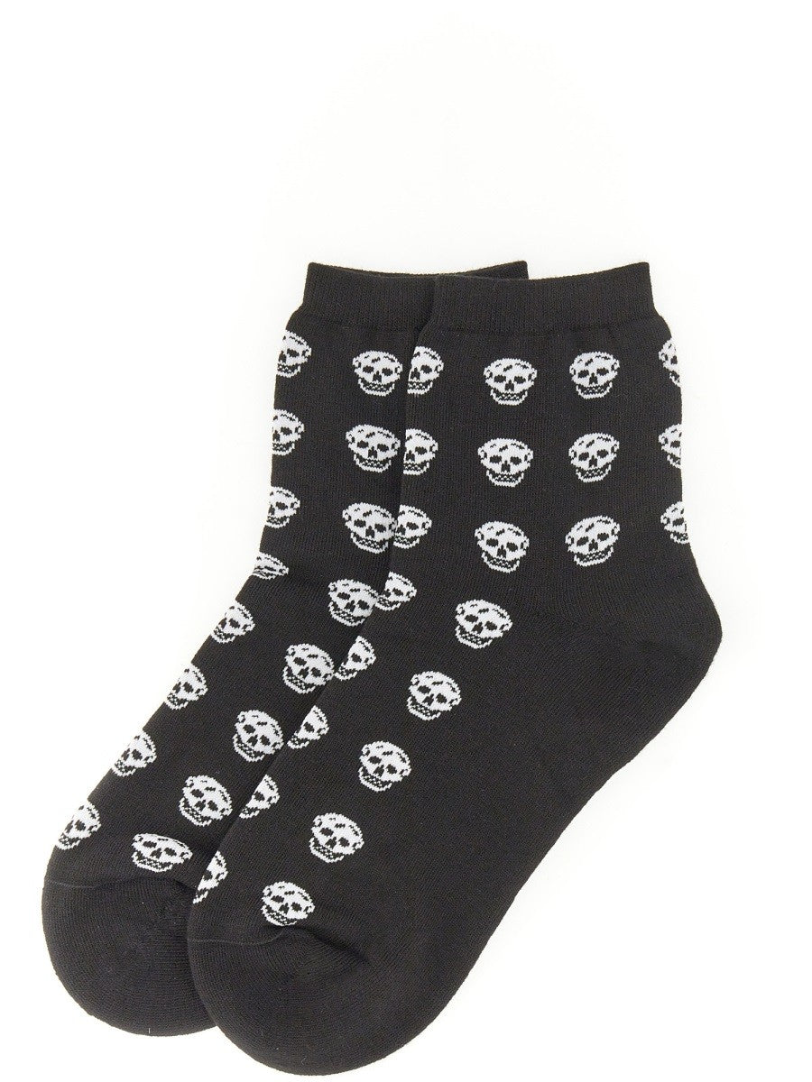 Alexander Mcqueen SHORT SKULL SOCK