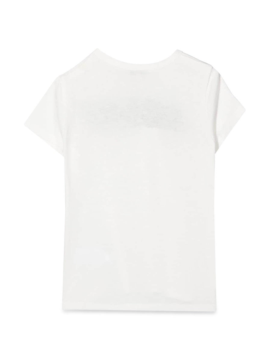 Lanvin SHORT SLEEVE SPOTTED LOGO T-SHIRT