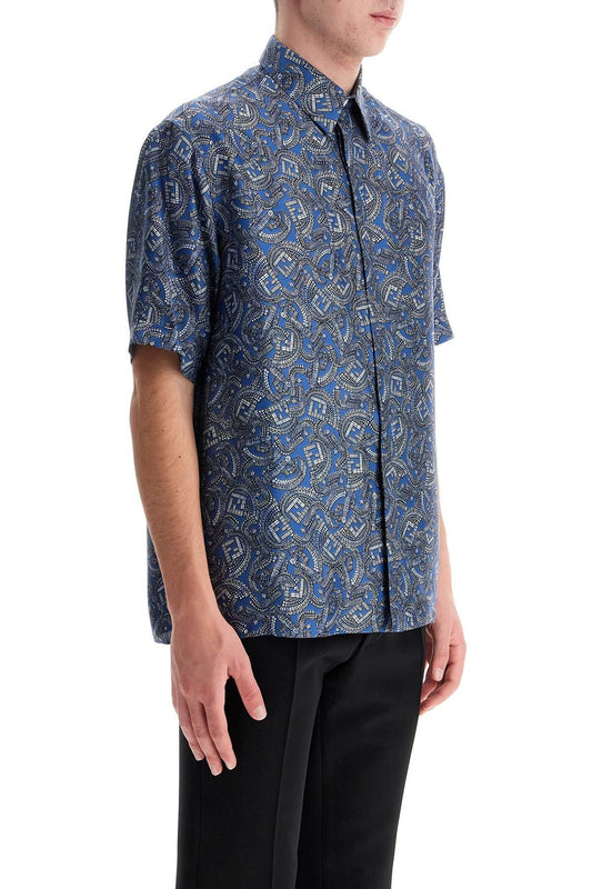 Fendi short-sleeved silk shirt by fendi jew