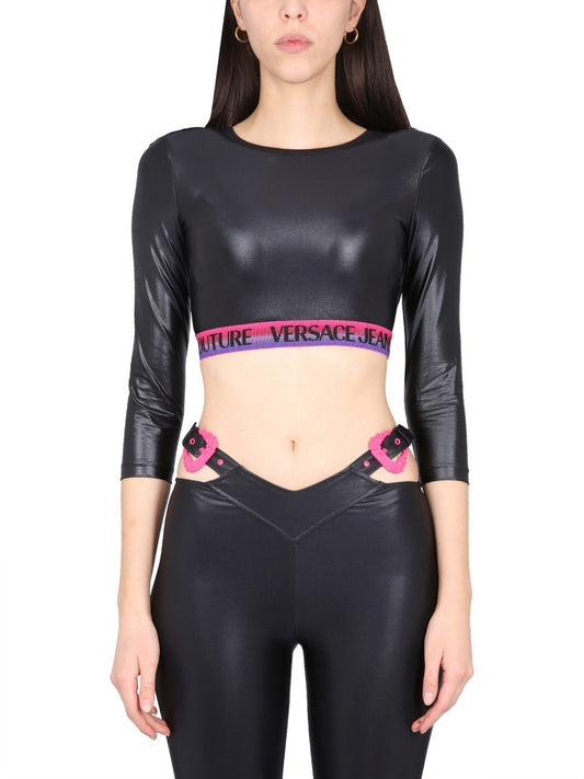 Versace Jeans Couture SHORT TOP WITH LOGO