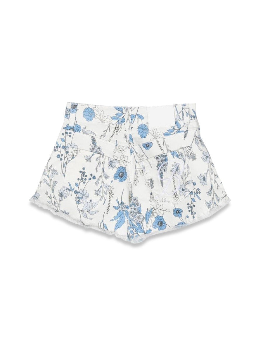 MISS BLUMARINE shorts flowers