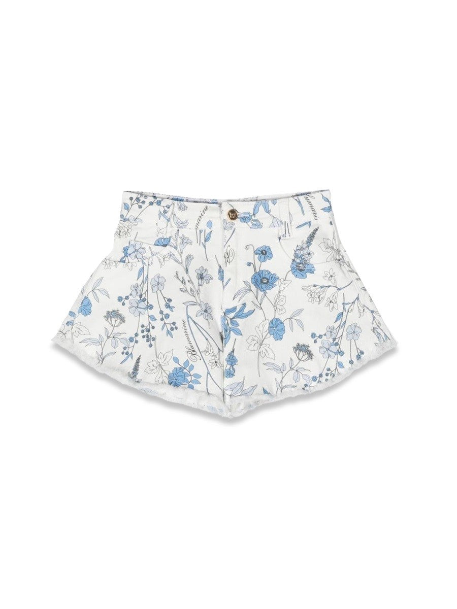 MISS BLUMARINE shorts flowers