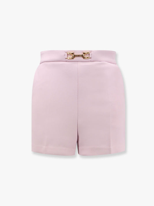 Elisabetta Franchi Shorts with horsebit logoed detail