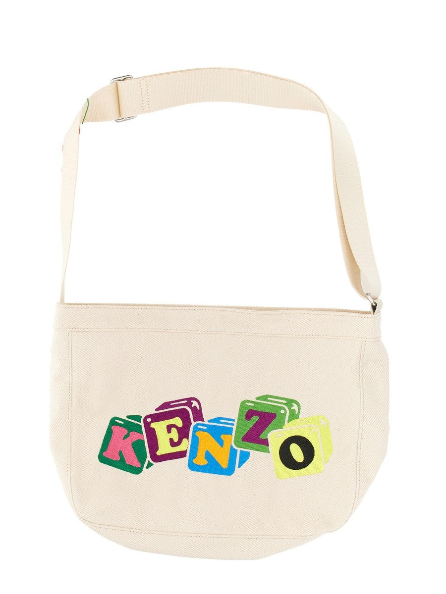 Kenzo SHOULDER BAG WITH EMBROIDERY