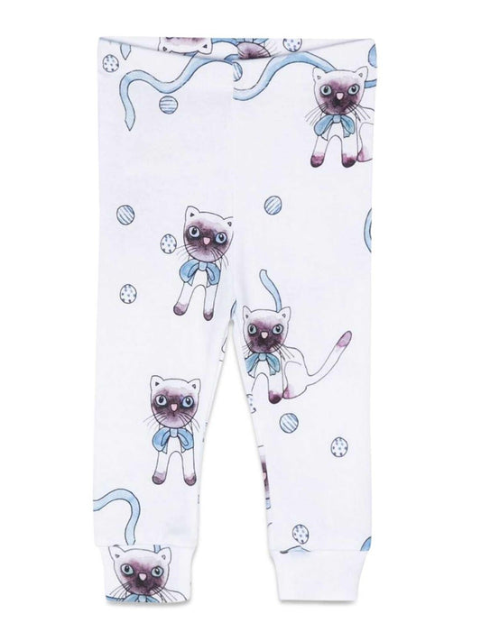 MINI RODINI siamese aop leggings