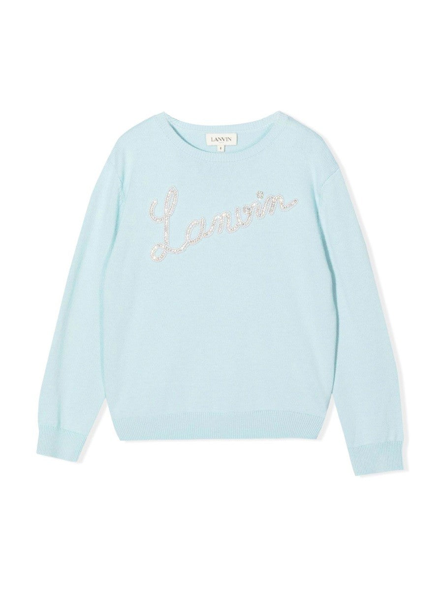 Lanvin SIGNATURE LOGO CREW NECK PULLOVER