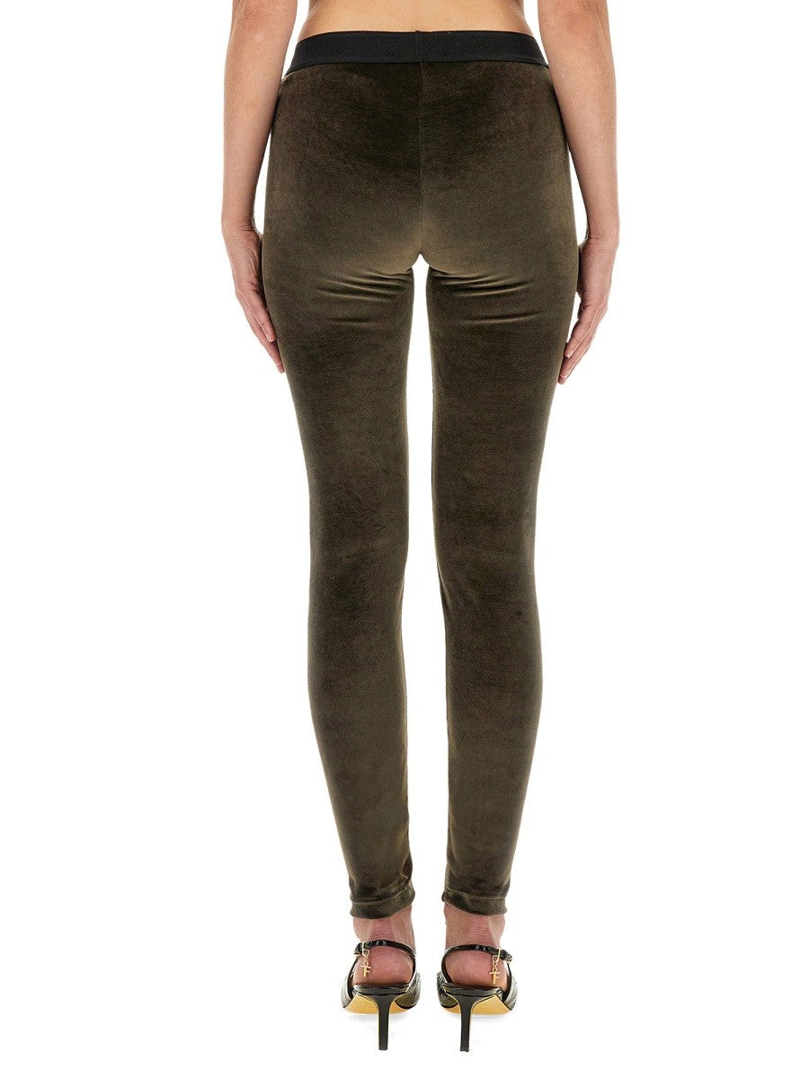 TOM FORD "SIGNATURE" VELVET LEGGINGS