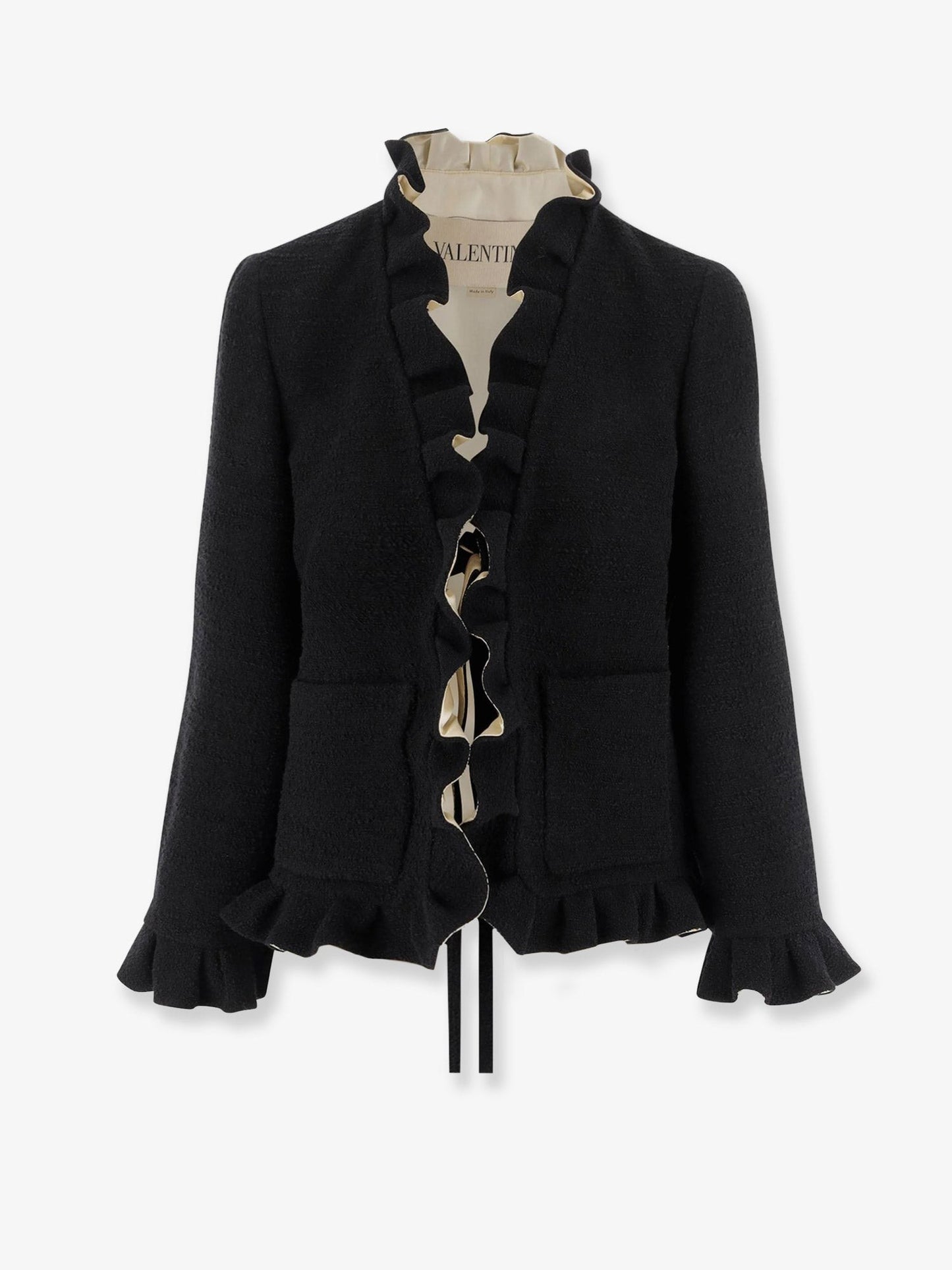 Valentino Silk blazer with frontal knot