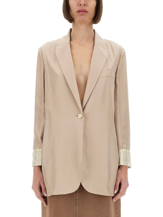 ALYSI SILK BLAZER