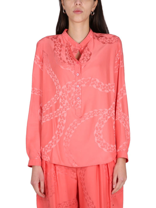 stella mccartney SILK BLEND SHIRT