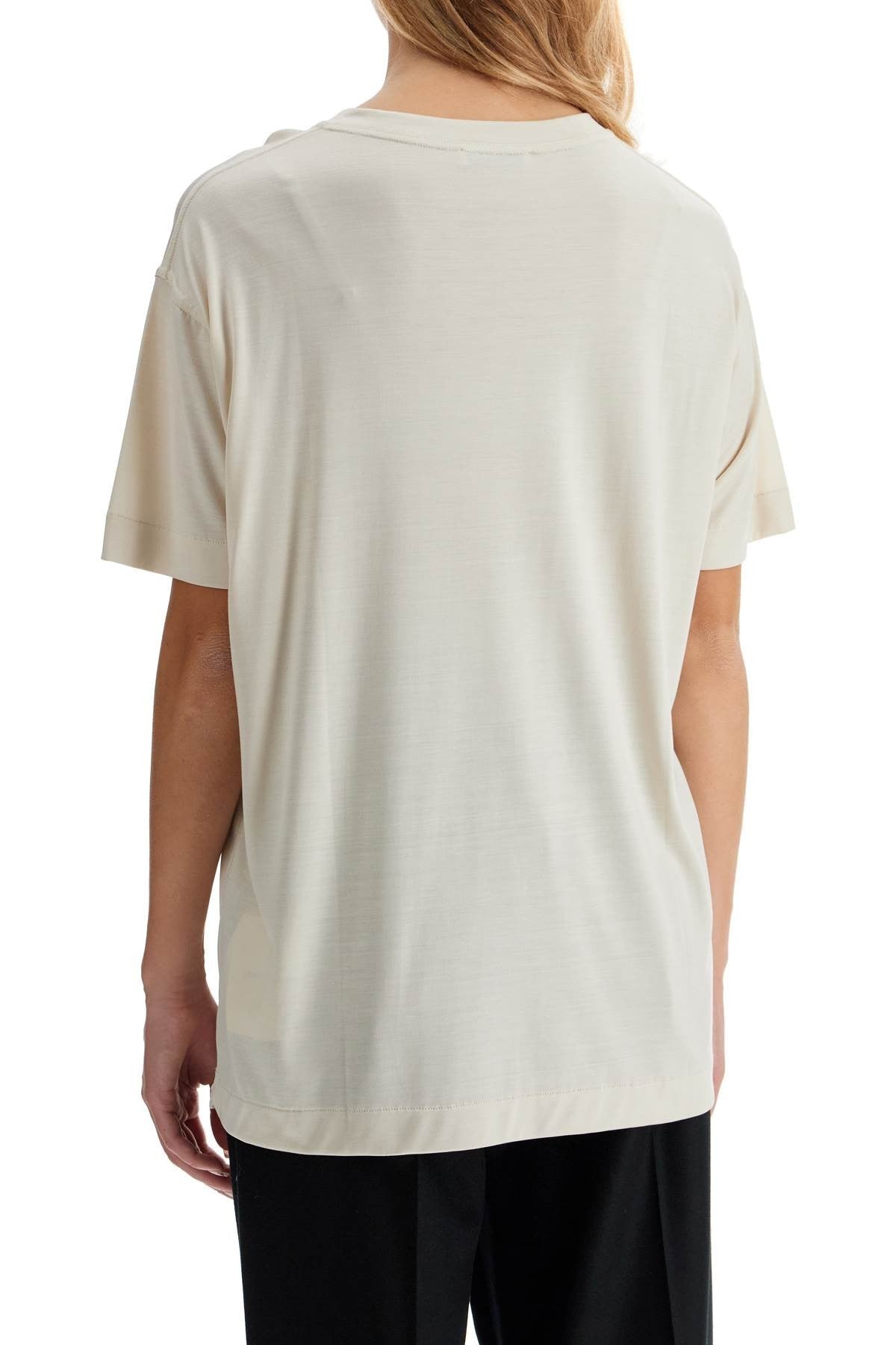 LEMAIRE silk crewneck t-shirt