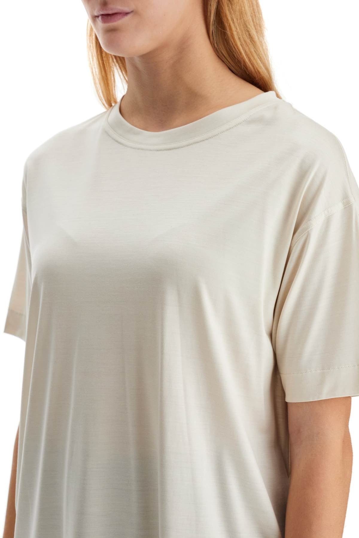 LEMAIRE silk crewneck t-shirt