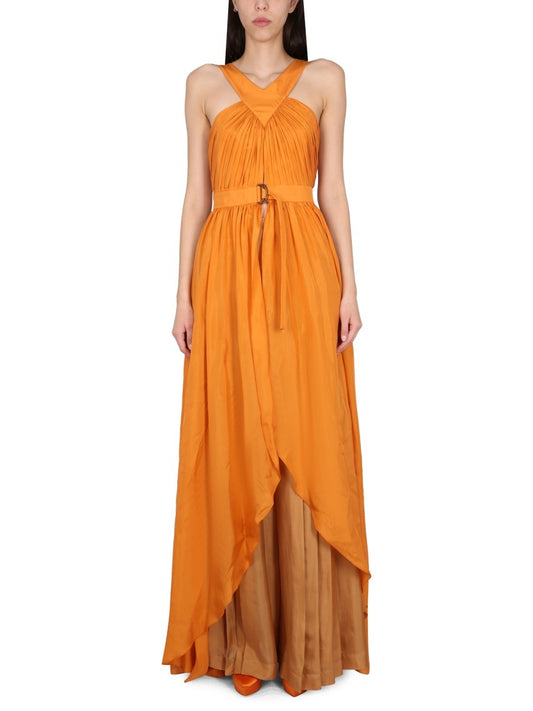 alberta ferretti SILK DRESS