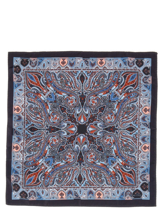 Etro SILK JACQUARD CLUTCH BAG