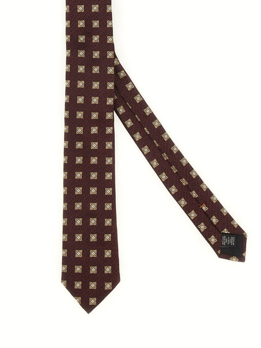 Zegna SILK JACQUARD TIE