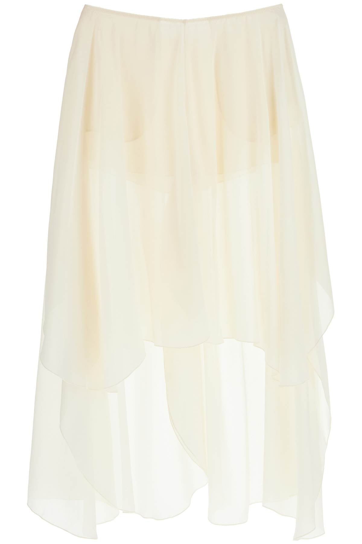 CHLOE' layered silk shorts for women