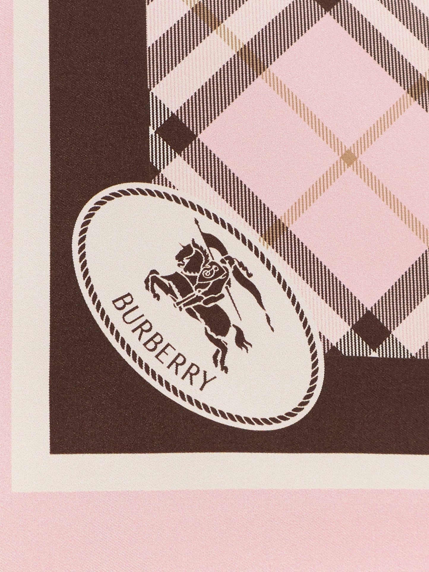 Burberry Silk scarf with Burberry Check motif